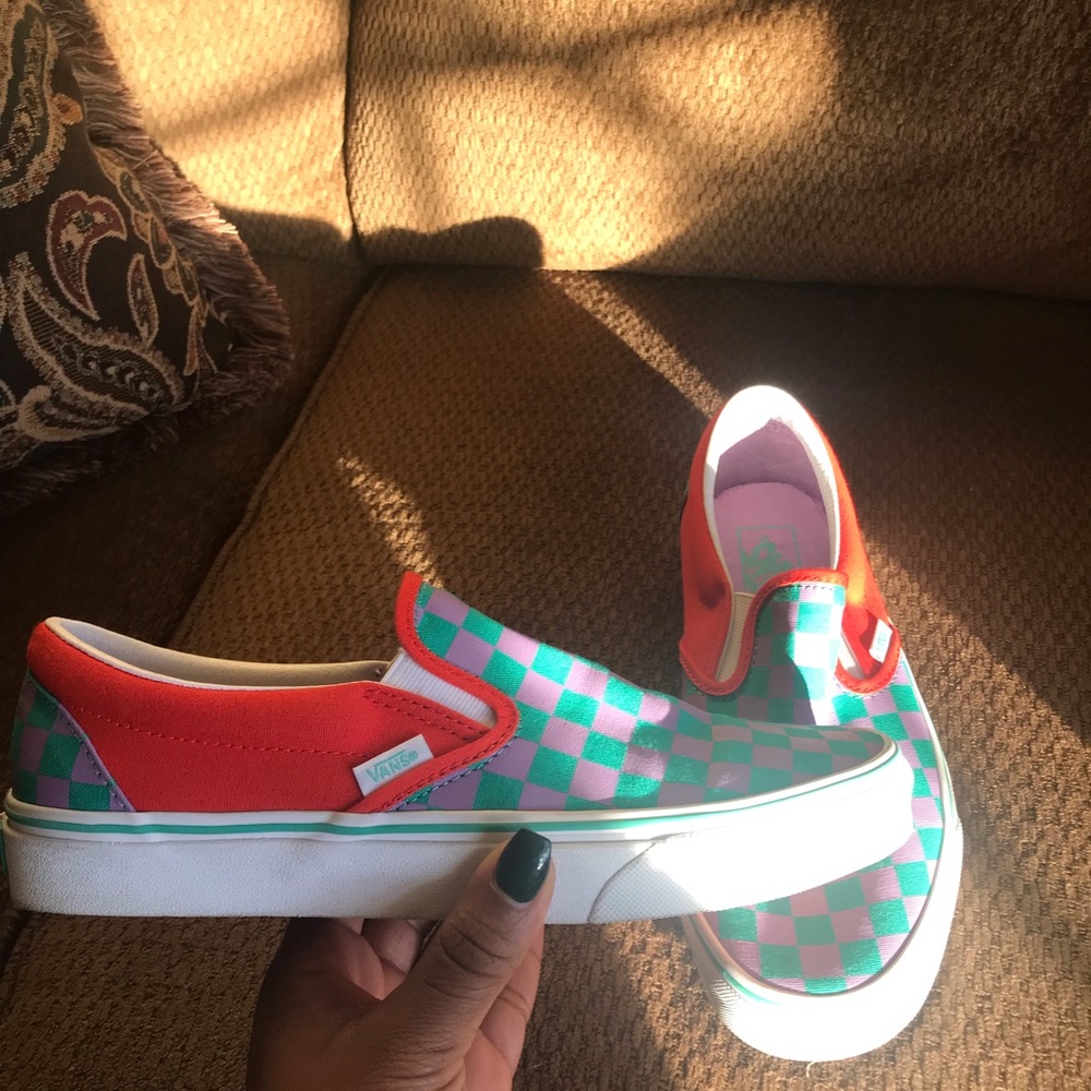 Checkered Vans